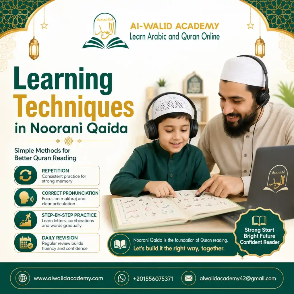 Learning Techniques in Noorani Qaida