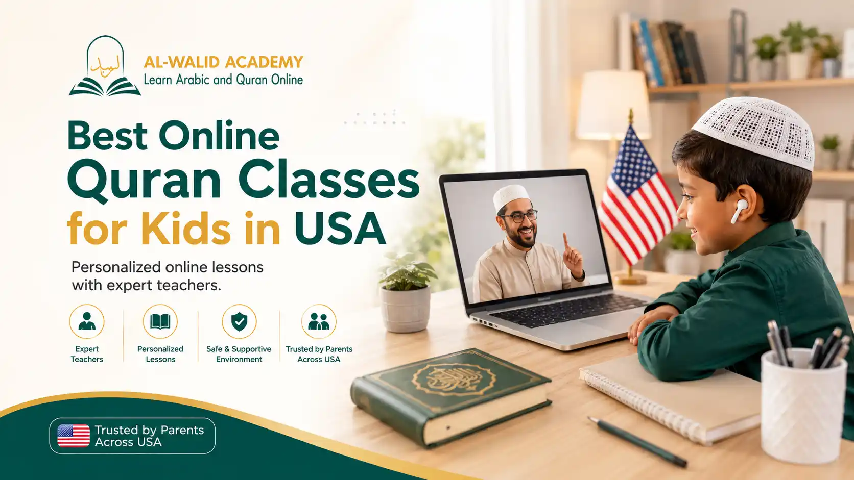Best Online Quran Classes for Kids in USA