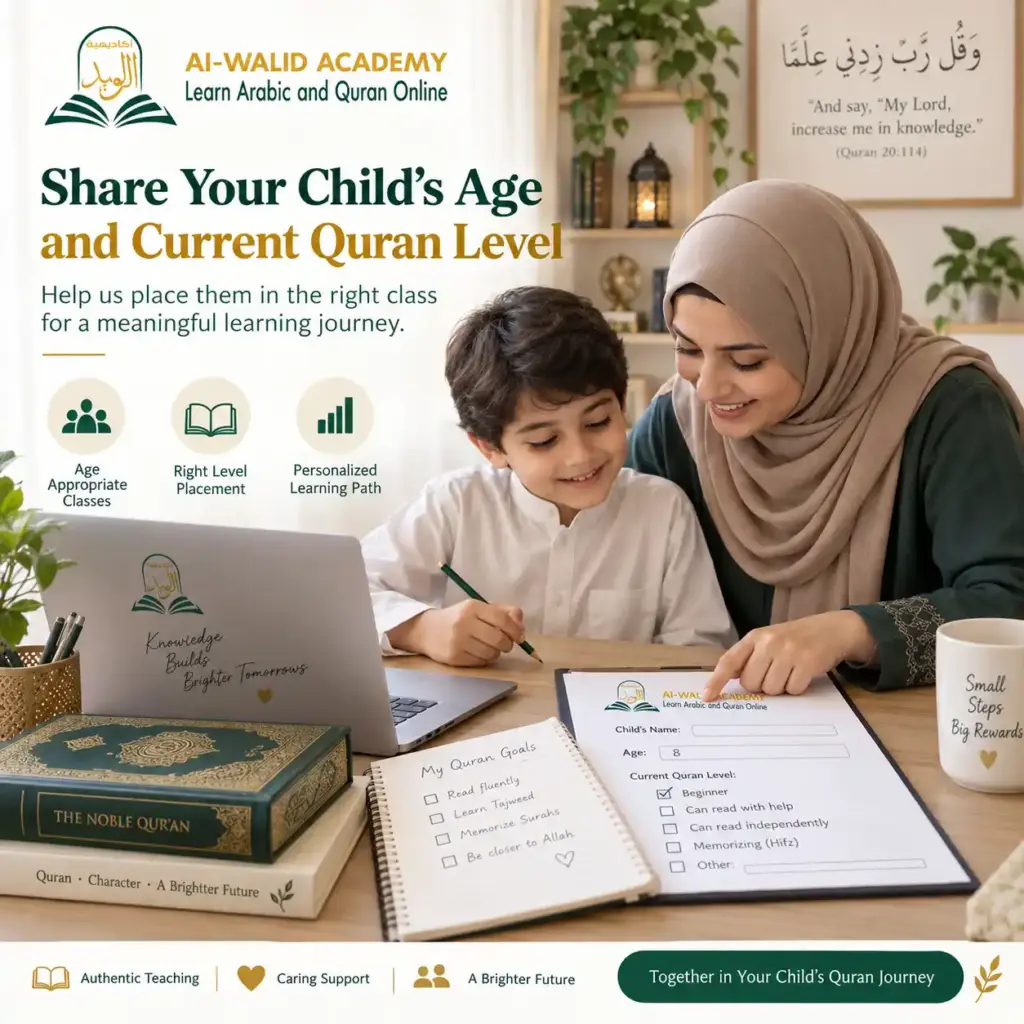 how to enroll your child in online Quran classes